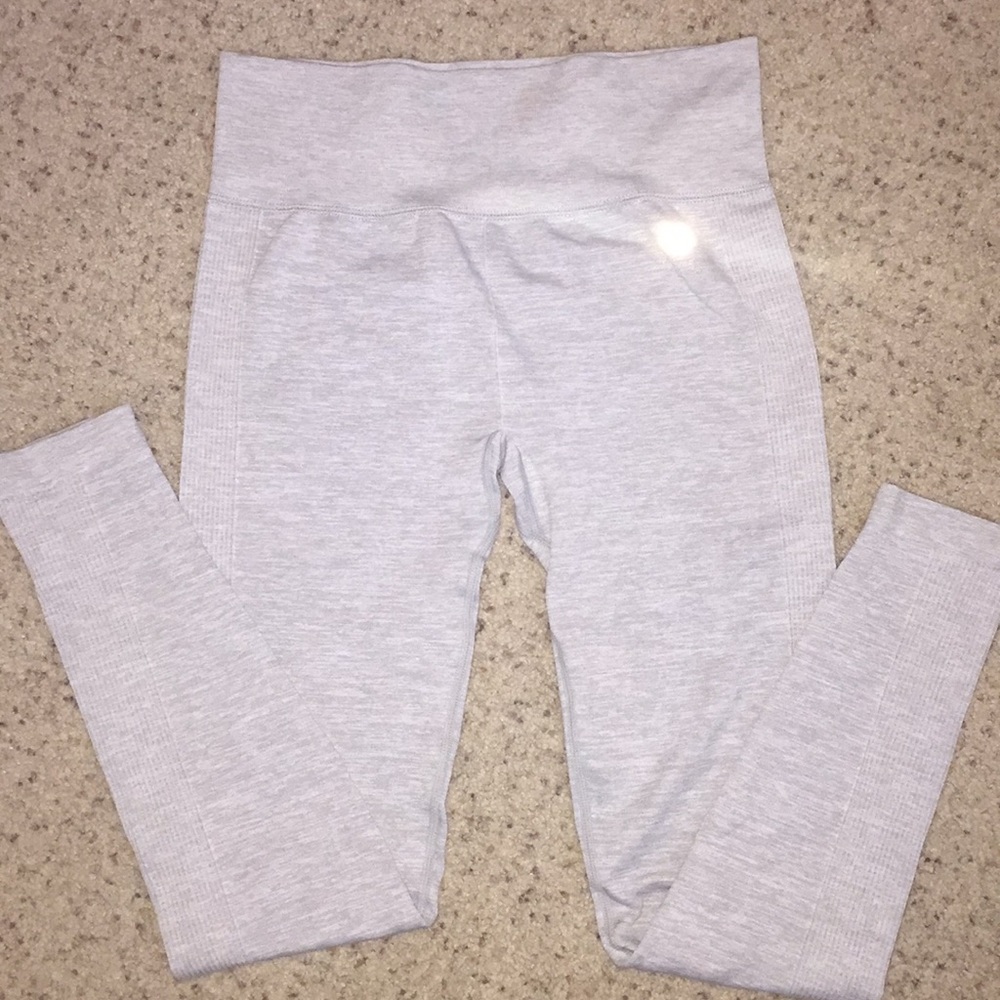 Gray athletic pants